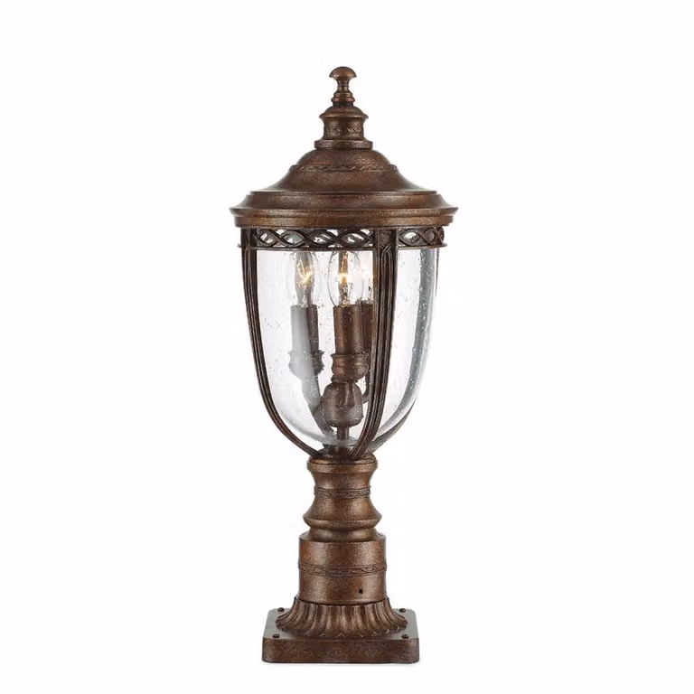 Lampada da terra 55 cm English Bridle 3xE14 bronzo britannico Feiss FE-EB3-M-BRB