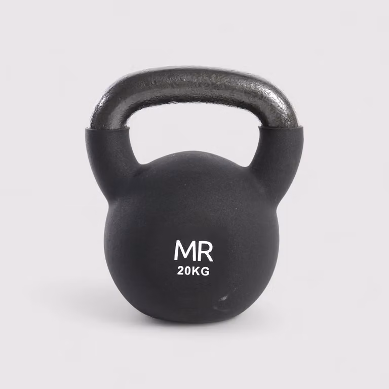 Kettlebell in neoprene 20 kg per esercizi di forza e resistenza