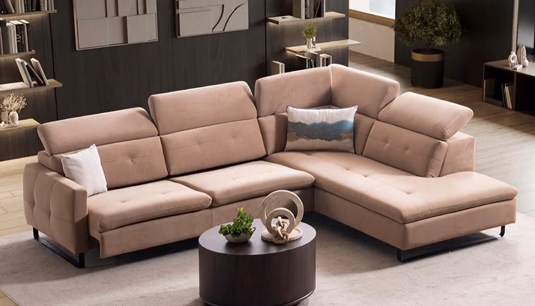Wohnlandschaft Eckcouch Ecklounge Polsterecke Ecksofa Design Sofa Couch 270x180