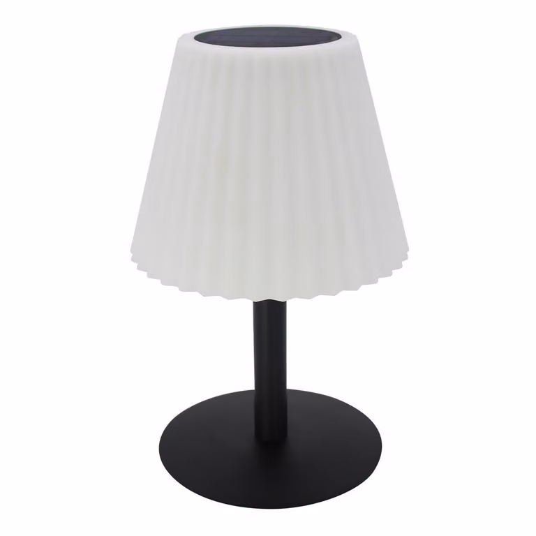 2-in-1 solar table lamp to plant or place - LUMISKY - BOUFFANT - H62 cm - Dimmable white LED