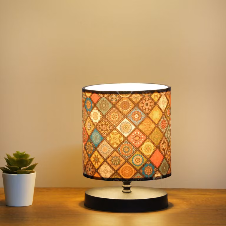 Opviq, AYD - 3248, Lampade da tavolo, Multicolore, PVC, 15 x 15 x 22 cm