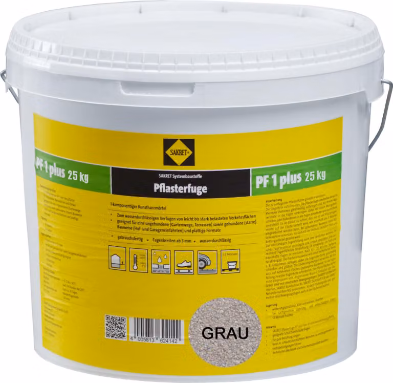 SAKRET Pflasterfugenmörtel PF1 Plus Grau 25kg