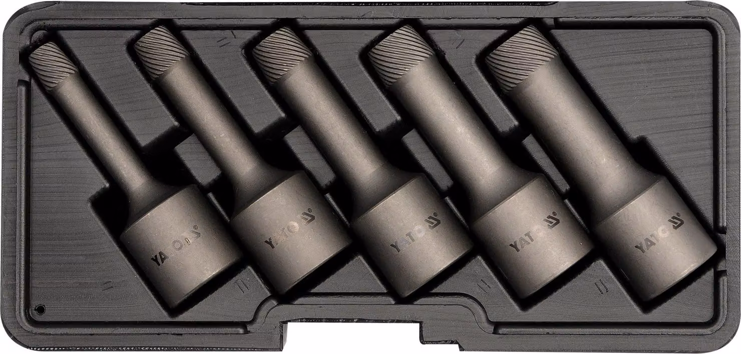 Stehbolzenausdreher-Set, 5-teilig, 1/2