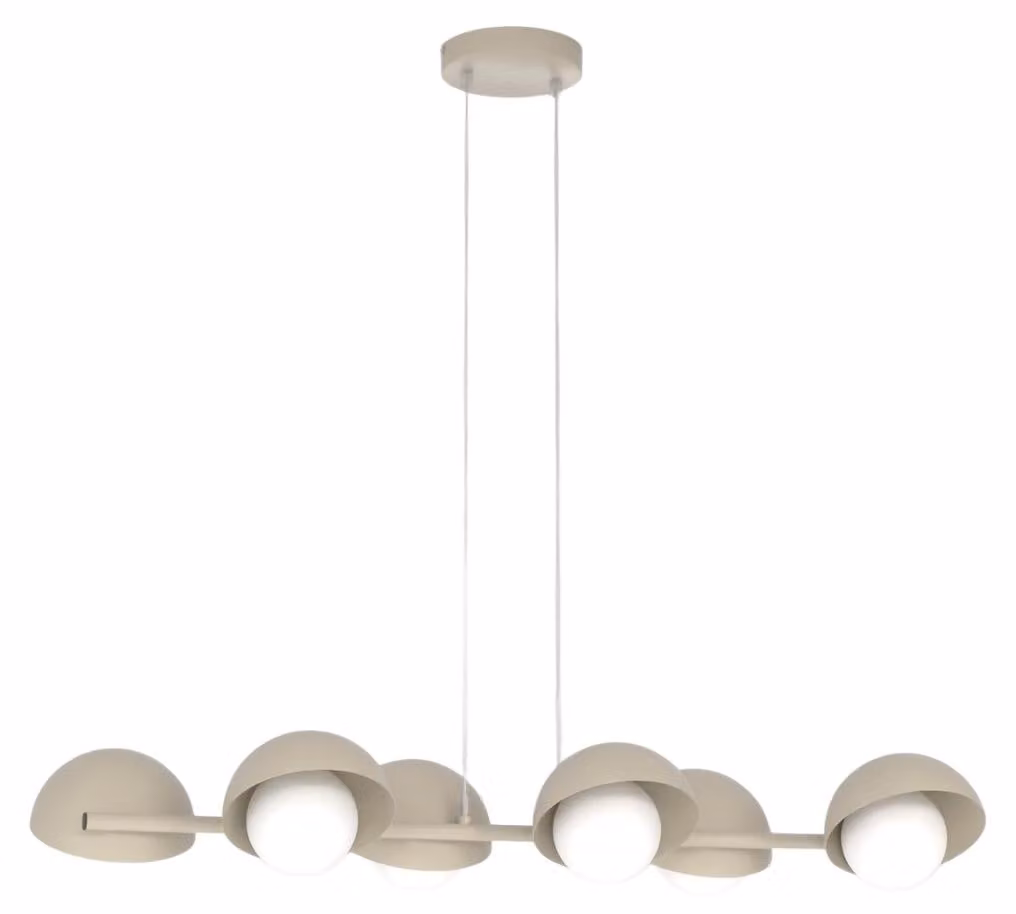 Lampada a sospensione BOOM beige 6xG9x15W in metallo, dimensioni: 120x88x32 cm, IP20, Emibig