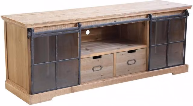 Mobile Dorian 160x45,5x60 h cm in Legno Marrone