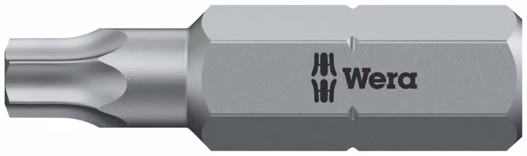 Punta da 1/4" DIN 3126 C6,3 T 9x 25 mm, resistente all'usura. Wera | 4013288030443