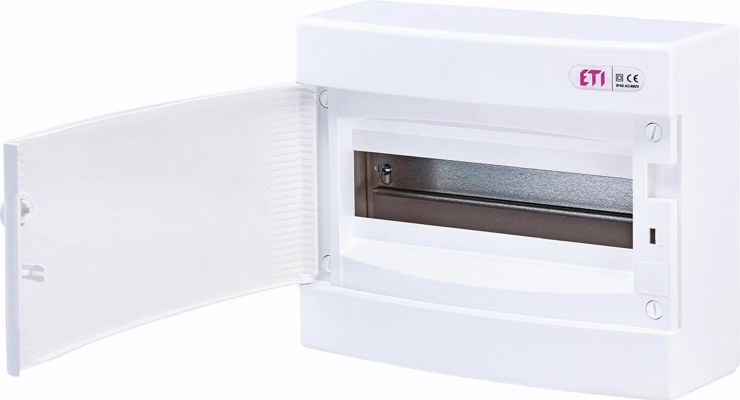 Scatola di distribuzione IP40 E2 a fila singola 285 x 235 x 110 mm 12 moduli bianco