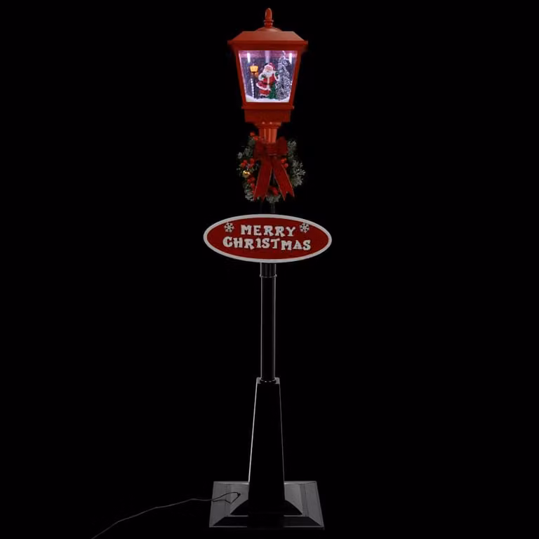 vidaXL Lampione di Natale con Babbo Natale 180 cm LED