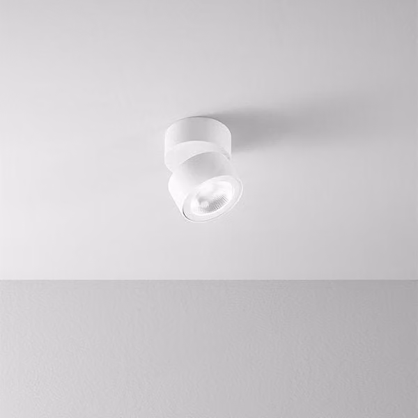 Perenz Plafoniera e Applique LED Moderna in Metallo e Vetro per Camera da Letto, Regolabile, Disponibile in Bianco o Nero