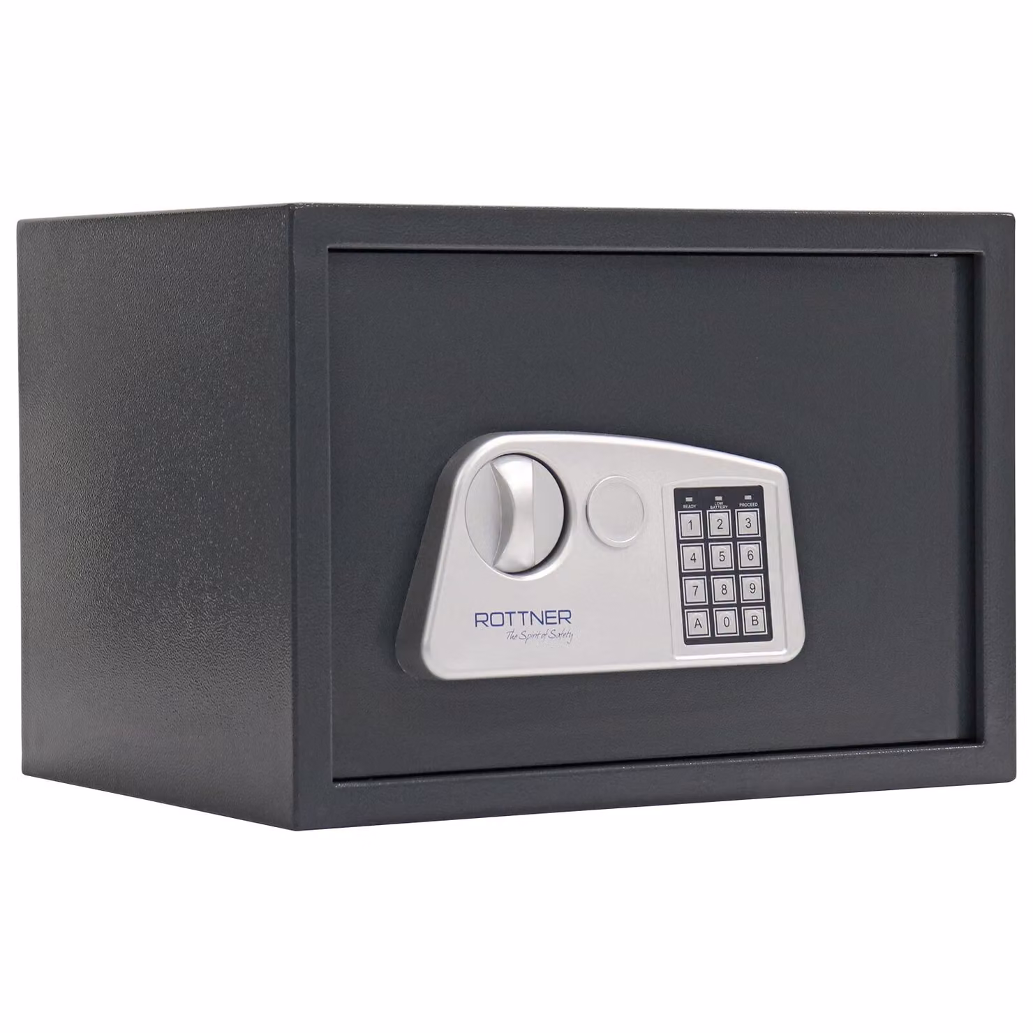 Rottner Jupiter 4 EL cassaforte elettronica per mobili antracite | Serratura elettronica | 43 x 30 x 32 cm