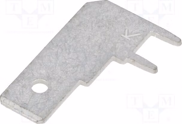 3 connettori: connettori a montaggio superficiale (SMD), maschio, in ottone stagnato, modello 1266 - connettori a saldare, dimensioni 0,8 mm, larghezza 6,4 mm