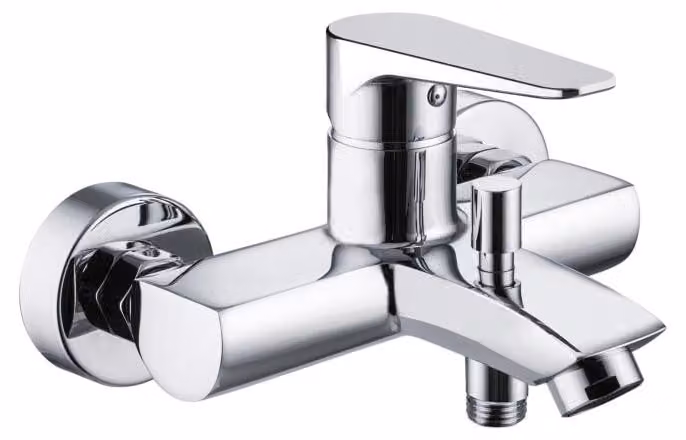 Miscelatore monocomando da parete per bagno, serie Kronenbach Radia 3.0