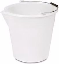 Secchio con beccuccio Veca Bianco 17 l SH1030170MH