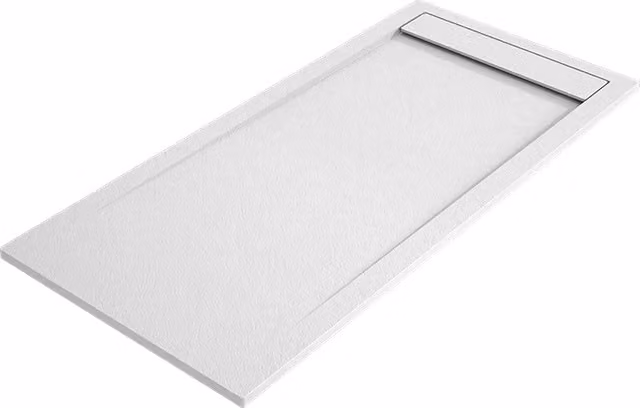 Piatto doccia AMBAR 80x200 cm Bianco griglia Bianco