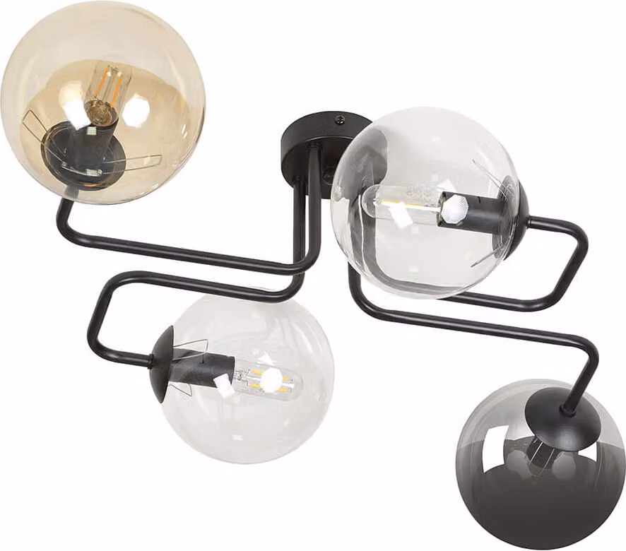 LAMPADA DA SOFFITTO Emibig 4xE14 40W BRENDI 4 BL/MIX 1 843/4M1