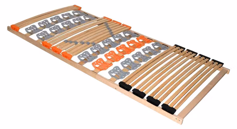 Rete a doghe rigida Coemo KombiFlex con piattelli a molla, 80 x 200 cm