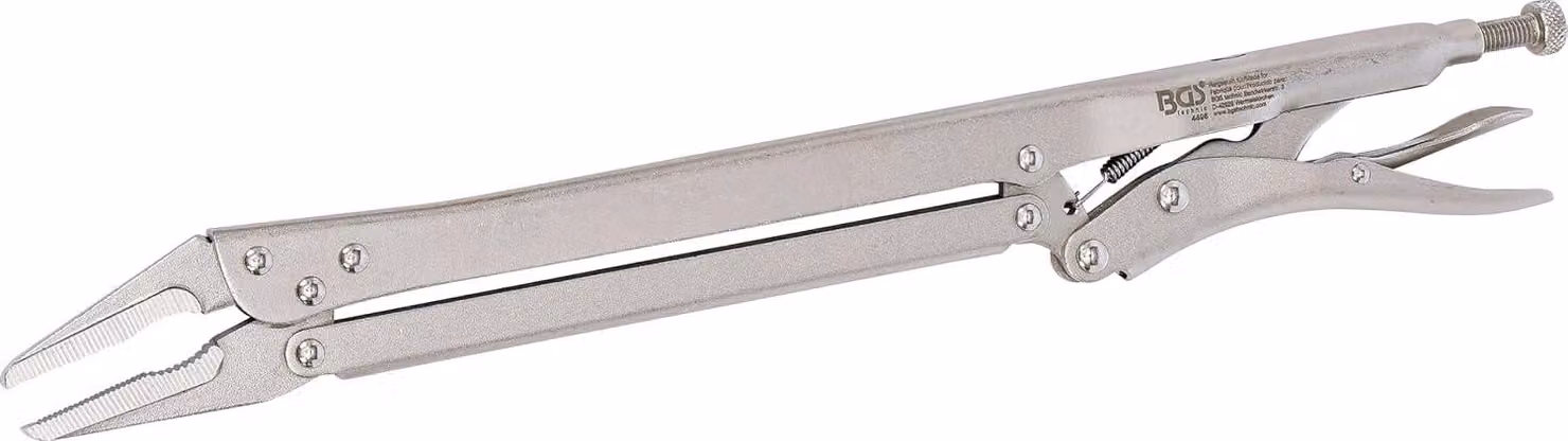 Maniglia antiscivolo, cromata opaca, 380 mm, ideale per lavori di precisione