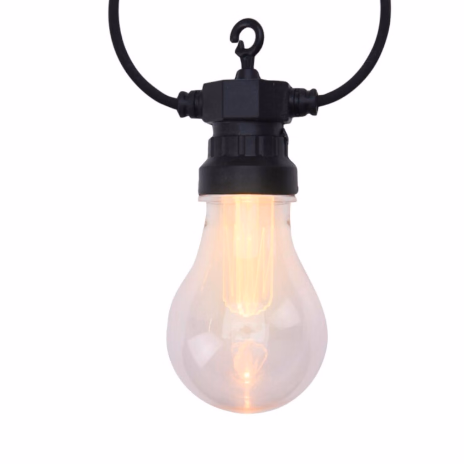 Ghirlanda LED da esterno con 10 lampadine Torre 7,5m 2700K Bianco caldo