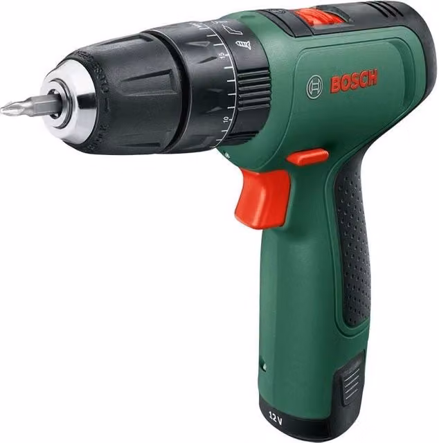 Bosch EasyImpact 1200 Trapano Avvitatore a Batteria 12 V, 2 Velocità, 20 Posizioni, Coppia 30 Nm, Mandrino 10 mm, Nero e Verde – 2