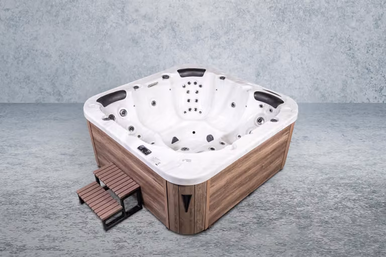 American Outdoor Whirlpool Torina Argento sterling / Marrone 215x215 cm