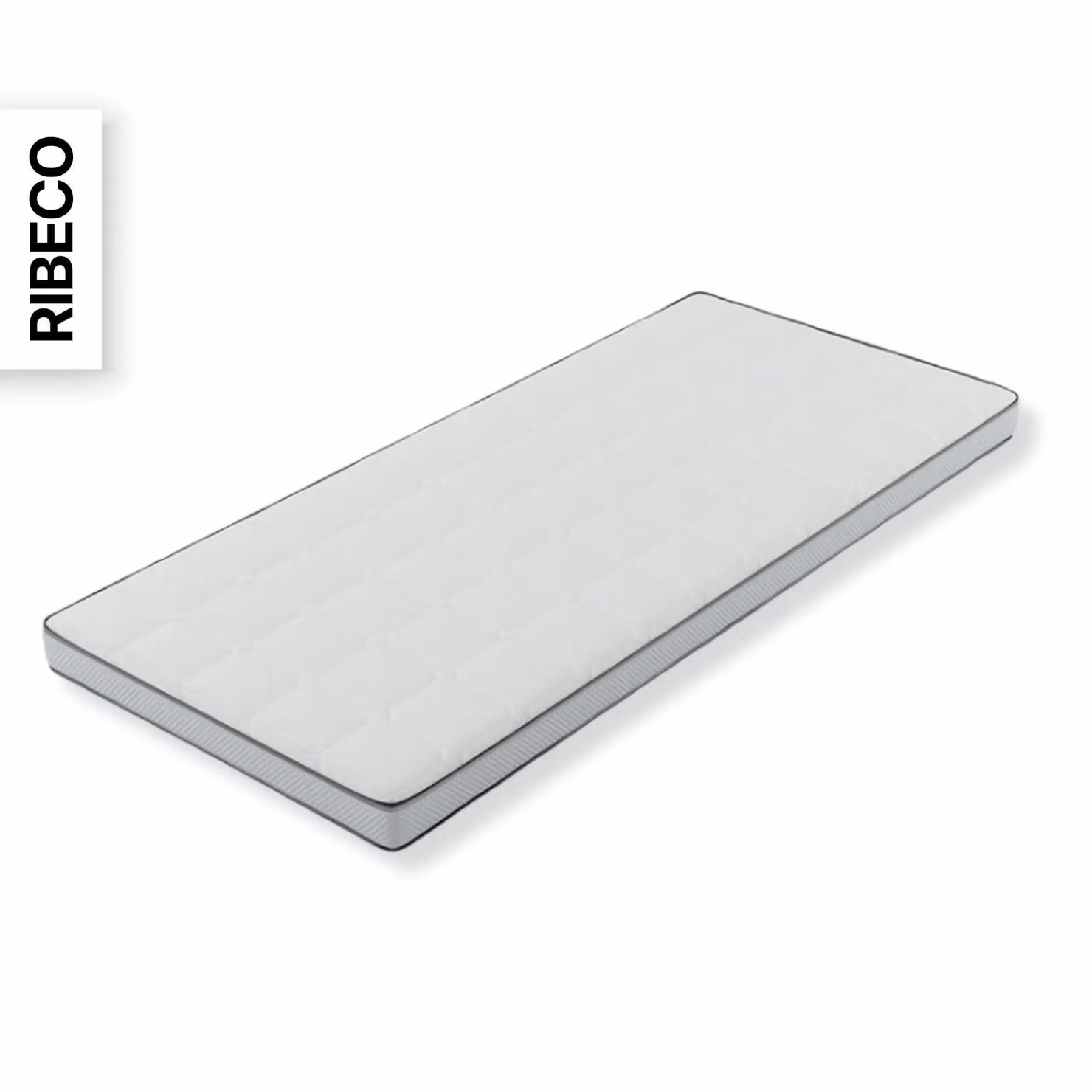 RIBECO GERMANY Topper in schiuma gel 80x200 cm, topper per materasso di alta qualità, schiuma gel traspirante, alleggerimento ottimale della pressione, altezza 12 cm