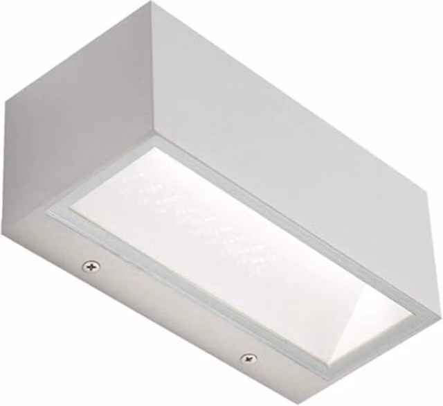 Applique da esterno Sovil Maxi Biemissione Up/Down in alluminio bianco con LED 40W 4000K