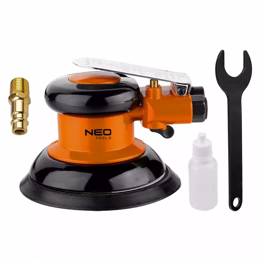 NEO TOOLS Levigatrice rotorbitale pneumatica 150 mm 6,2 bar 10 000 giri/min