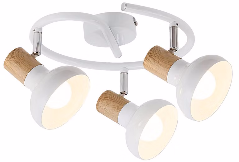 Lampada da soffitto scandinava E14 3x40W bianco 5946 Holly Rabalux