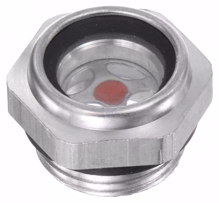 Indicatore del livello dell'olio per compressore d'aria - M20x1,5 mm - Alluminio - Misuratore di livello