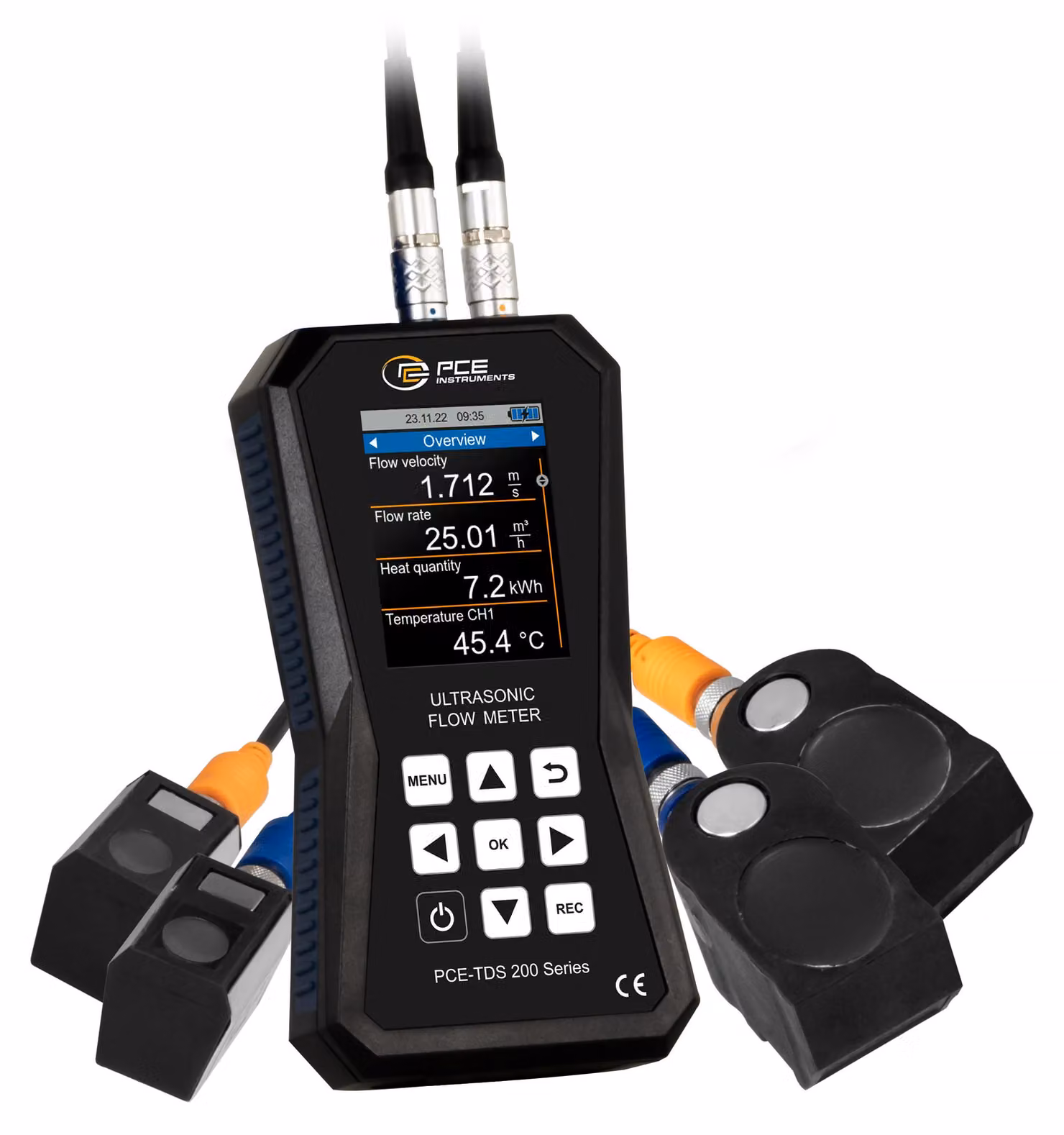 Misuratore di portata a ultrasuoni PCE Instruments PCE-TDS 200 SM