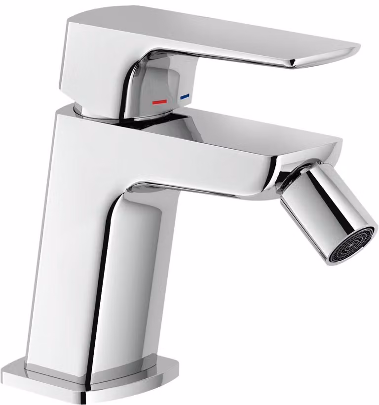 Miscelatore monocomando per bidet, cromato, in ottone, confezione da 1 pezzo
