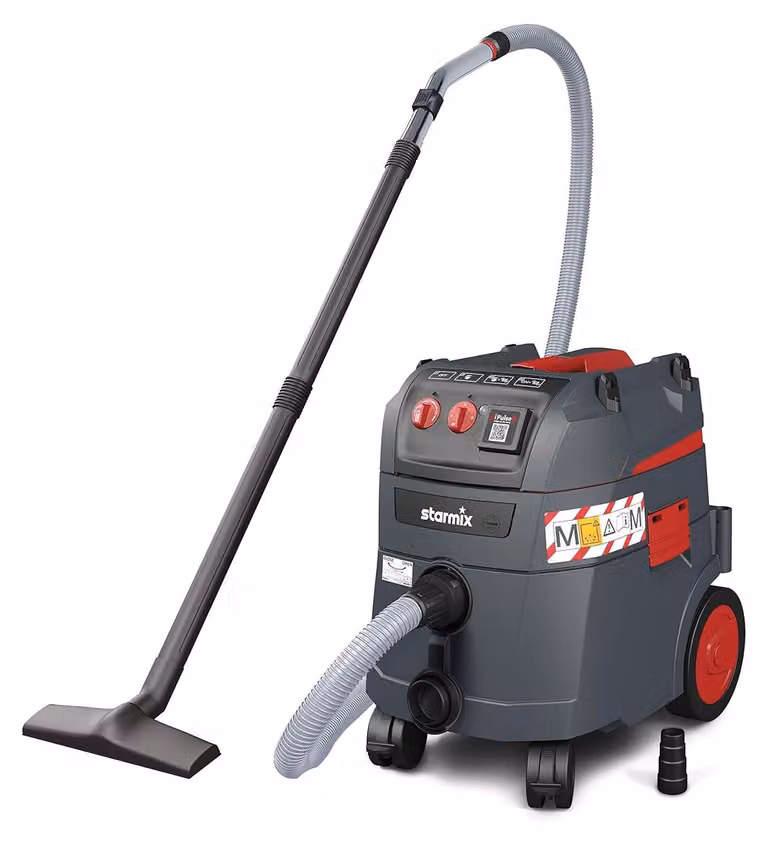 Aspirapolvere da umido e da secco, aspiratore di alta qualità per cantieri e officine, 1600 Watt, 35 litri