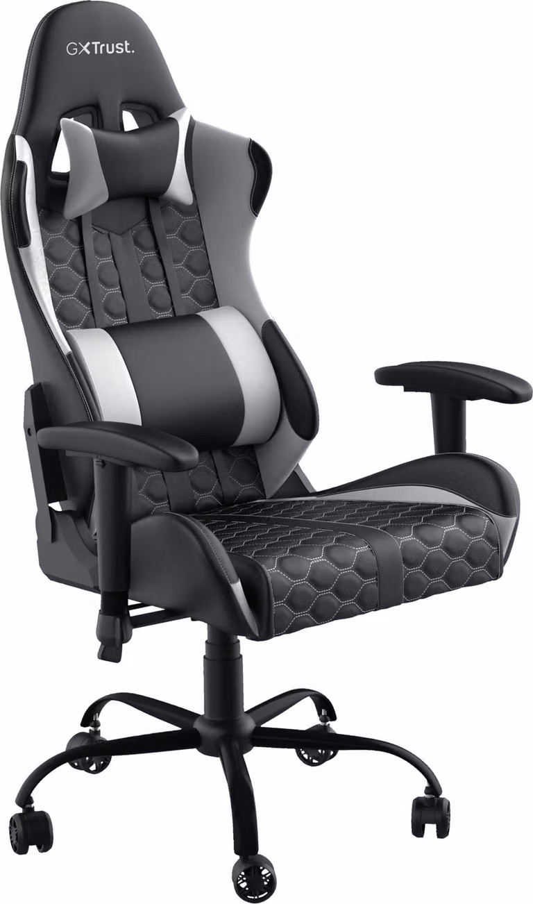 Trust GXT 708W Resto sedia da gioco universale nera, bianca