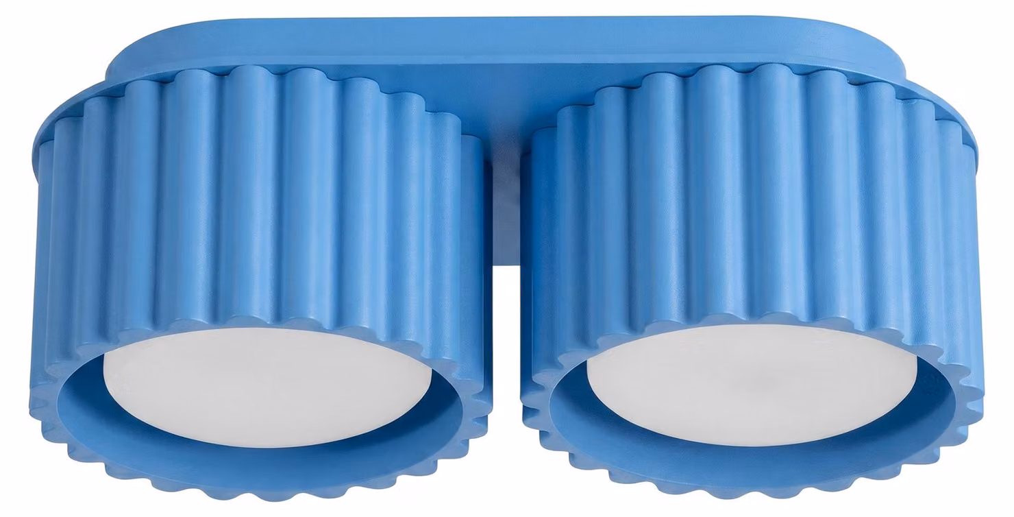 Plafoniera AURA 2 azzurra Gx53 2xGx53 10W in alluminio 8x10x21 cm Sollux Lighting