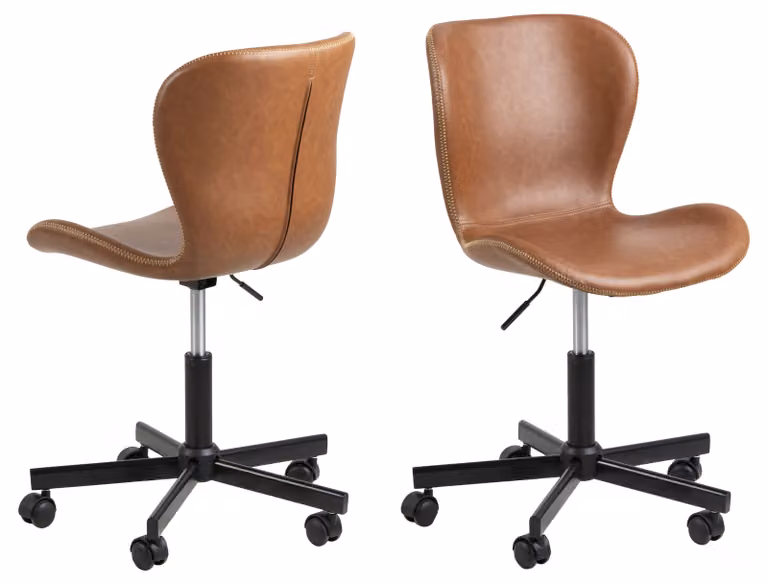 Sedia da ufficio Bali marrone.