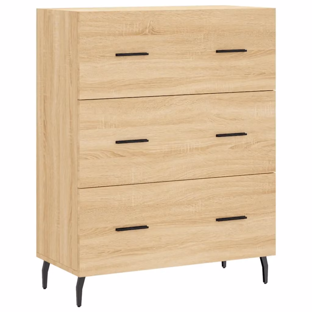 Credenza Buffet Armadio da Cucina Design Mania Rovere Sonoma Marrone L: 69,5 cm, P: 34 cm, H: 90 cm – 2