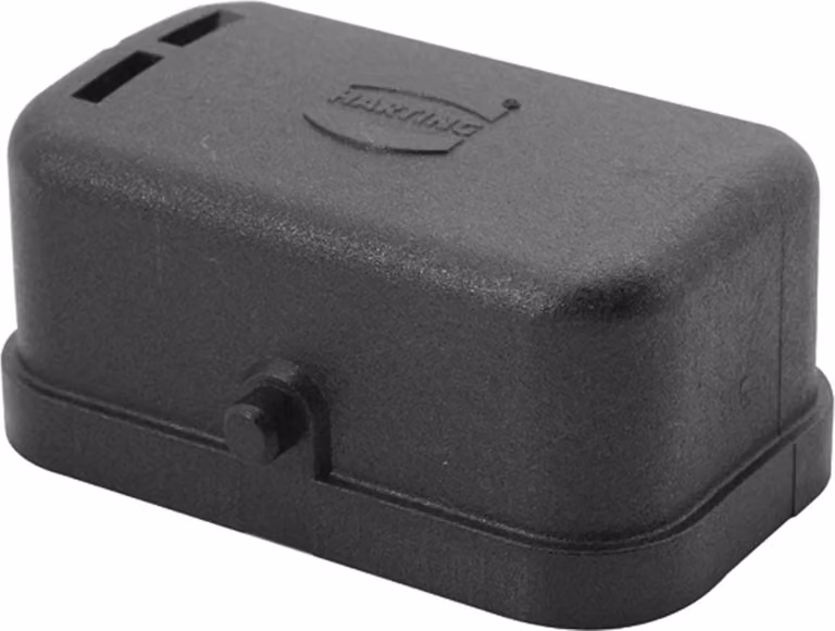 Cappuccio protettivo HARTING Compact (Q) per 1 staffa nella parte inferiore senza dispositivo anti-perdita con inserto a perno montato - 1 pezzo