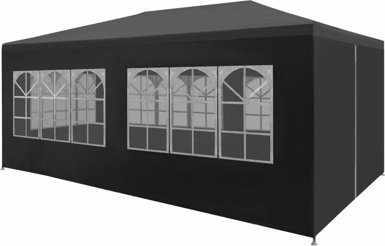 The Living Store Partyzelt 3x6 m Anthrazit