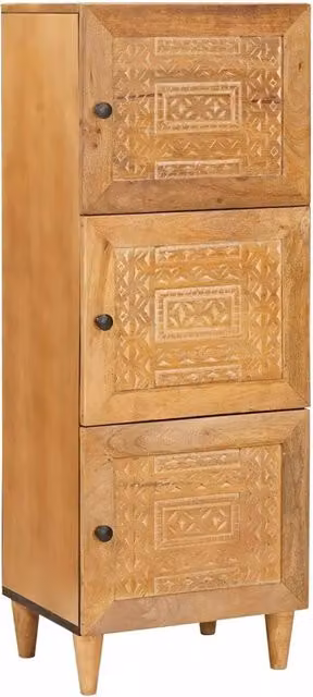 Credenza con lo scaffale-Buffet-Armadio da cucina Marrone chiaro 40 x 33 x 110 cm