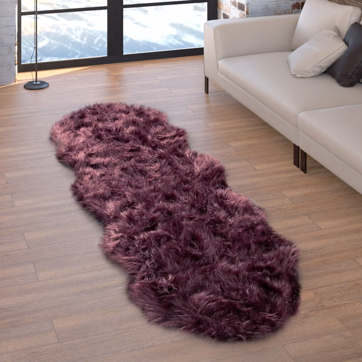 Tappeto a pelo alto Playara viola L: 60 cm, P: 40 cm – 3
