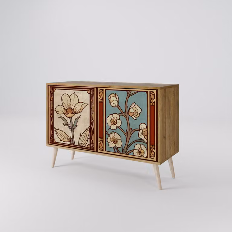 Cassettiera Spacerebels a 2 ante - credenza cassettiera - credenza alta - mobile guardaroba - soggiorno camera da letto - 57,5×111×42 (HxLxP)