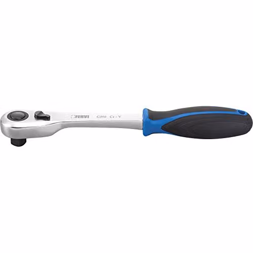 Fervi Cricchetto Ergonomico 1/2" Cromato - 265 mm