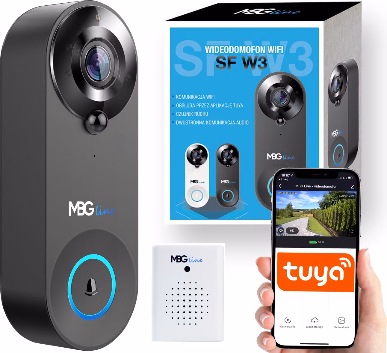 Video Doorbell MBG line SF W3 black