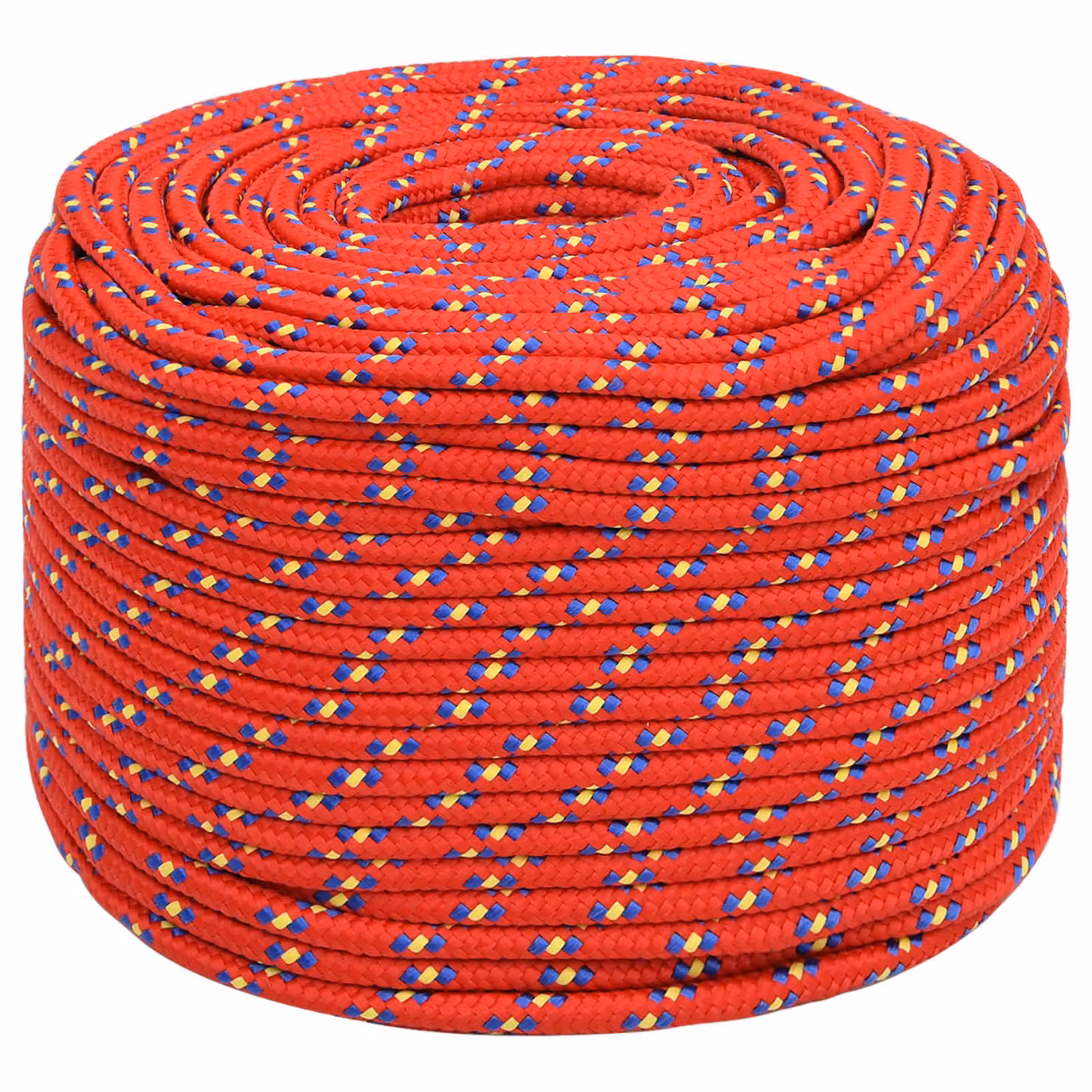 Corda multiuso vidaXL in plastica rossa, diametro 8 mm, lunghezza 50 m