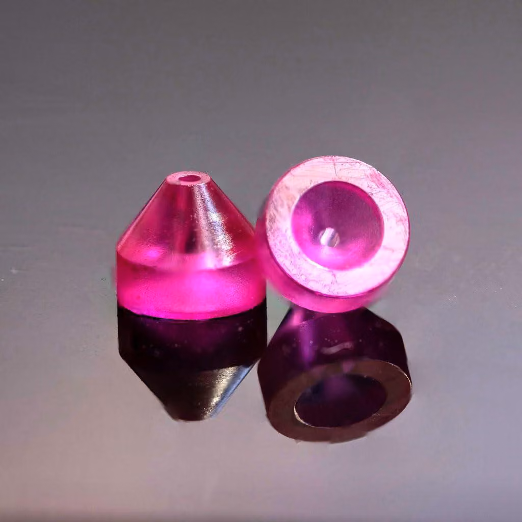 Ugello a cambio rapido, rubino, da 0,6 mm per stampanti 3D, resistente all'usura e di alta precisione