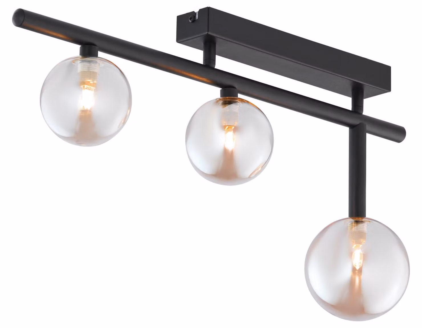 Lampada a sospensione NEPTUN nera 3xG9x8W in metallo, dimensioni: 30x61x12 cm, IP20 Jupiter
