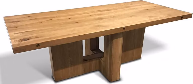 Casa Padrino Tavolo da pranzo in legno massiccio - Varie dimensioni e colori - Mobili da sala da pranzo rustici