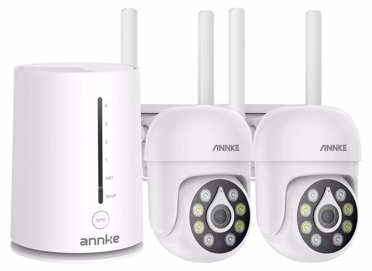 Sistema di telecamere di sicurezza, risoluzione 5MP, visione notturna, 2 telecamere, SENZA scheda TF, SENZA alimentatore