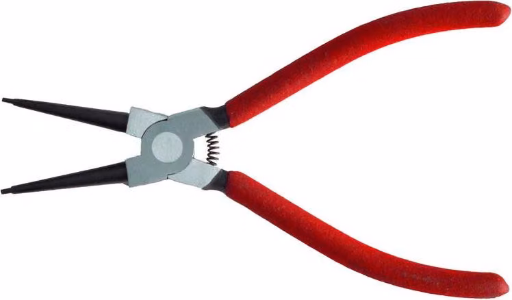 Pinze Strend Pro P0182A, 180 mm, per alberi e anelli di sicurezza, dritte