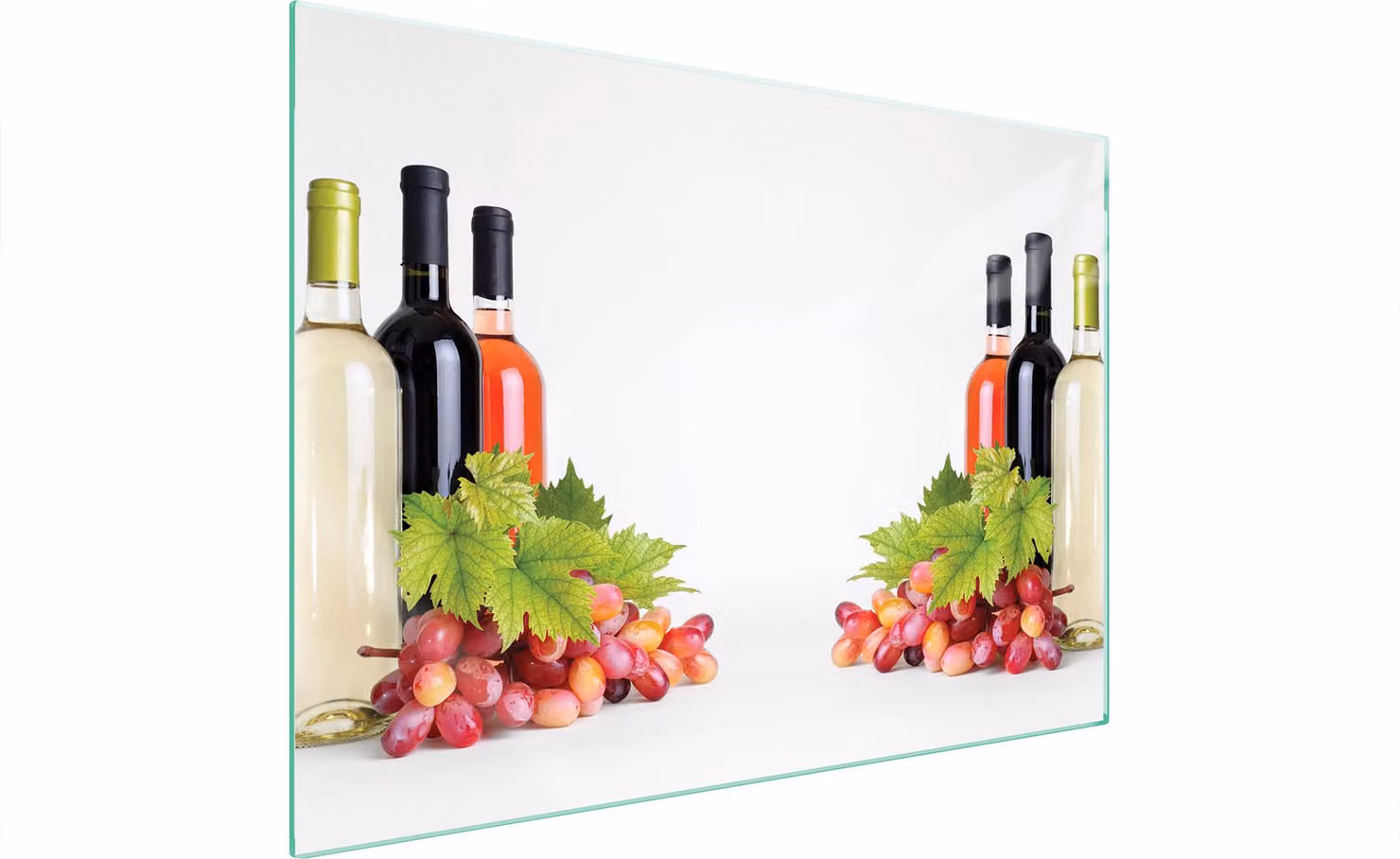 Piatto Di Protezione In Vetro Per Il Cuore 70X52 Vino